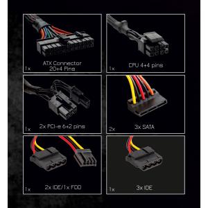 POWERTECH τροφοδοτικό PT-742, 700W, Active PFC, 80 Plus Bronze | PC & Αναβάθμιση | elabstore.gr