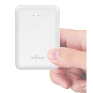 POWERTECH Power Bank PT-800 5000mAh, 2x USB Output, 2.1A, λευκό | Αξεσουάρ κινητών | elabstore.gr