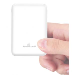 POWERTECH Power Bank PT-801 5000mAh, 3x USB Output, 2.1A, λευκό | Αξεσουάρ κινητών | elabstore.gr