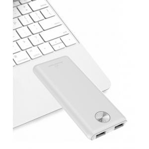 POWERTECH Power Bank PT-803 5000mAh, 2x USB Output, 2.1A, λευκό | Αξεσουάρ κινητών | elabstore.gr