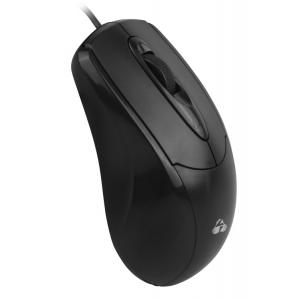 POWERTECH ενσύρματο ποντίκι PT-806, 1600DPI, USB, μαύρο | Συνοδευτικά PC | elabstore.gr
