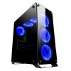 POWERTECH Gaming case PT-902, full tempered glass, 4x Dual ring RGB fans | PC & Αναβάθμιση | elabstore.gr