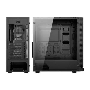 POWERTECH Gaming case PT-903, tempered glass, 4x Dual ring RGB fans | PC & Αναβάθμιση | elabstore.gr