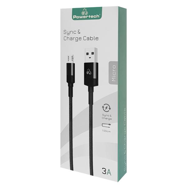 POWERTECH Καλώδιο USB σε Micro USB eco round PTR-0080, copper, 1m, μαύρο | eLabstore.gr POWERTECH Καλώδιο USB σε Micro USB eco round PTR-0080, copper, 1m, μαύρο | Αξεσουάρ κινητών | elabstore.gr