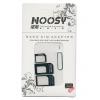 NOOSY Nano SIM & Micro SIM Adapter Set, μαύρο | Αξεσουάρ κινητών | elabstore.gr