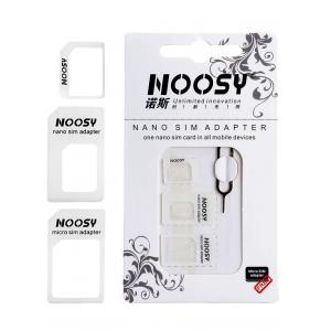NOOSY Nano SIM & Micro SIM Adapter Set, λευκό | Αξεσουάρ κινητών | elabstore.gr