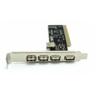 POWERTECH Κάρτα Επέκτασης PCI to USB 2.0, 4+1 ports, Chipset VIA6212 | PC & Αναβάθμιση | elabstore.gr