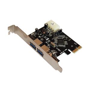 POWERTECH Κάρτα Επέκτασης PCI-e to USB 3.0, 2 ports, Chipset VL805 | PC & Αναβάθμιση | elabstore.gr