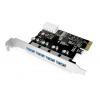 POWERTECH Κάρτα Επέκτασης PCI-e σε USB 3.0, 4 θύρες, Chipset VL805 | PC & Αναβάθμιση | elabstore.gr