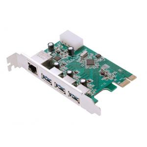 POWERTECH Κάρτα Επέκτασης PCI-e σε USB 3.0 & 1x LAN, VL805+RTL8153 | PC & Αναβάθμιση | elabstore.gr