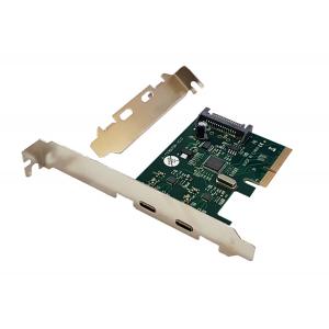 POWERTECH Κάρτα Επέκτασης PCI-e σε 2x USB 3.1 Type-C, Chipset ASM1142 | PC & Αναβάθμιση | elabstore.gr