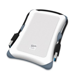 SILICON POWER εξωτερικός HDD 2TB Armor A30, USB 3.1, λευκός | PC & Αναβάθμιση | elabstore.gr
