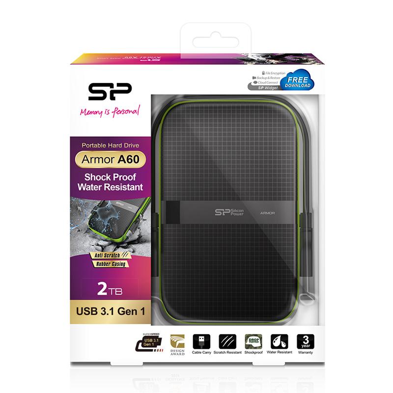 SILICON POWER εξωτερικός HDD Armor A60 2TB, USB 3.1, μαύρο | eLabstore.gr SILICON POWER εξωτερικός HDD Armor A60 2TB, USB 3.1, μαύρο | PC & Αναβάθμιση | elabstore.gr