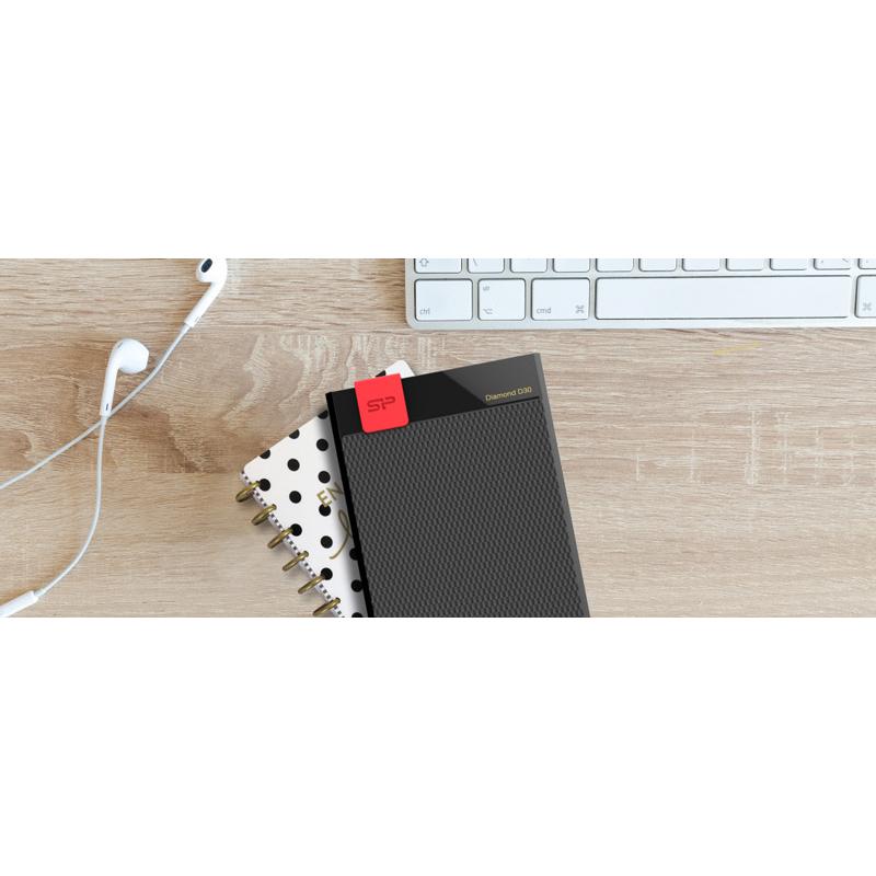 SILICON POWER Εξωτερικός HDD 4TB Diamond D30 D3L, USB 3.1, Black | eLabstore.gr SILICON POWER Εξωτερικός HDD 4TB Diamond D30 D3L, USB 3.1, Black | PC & Αναβάθμιση | elabstore.gr