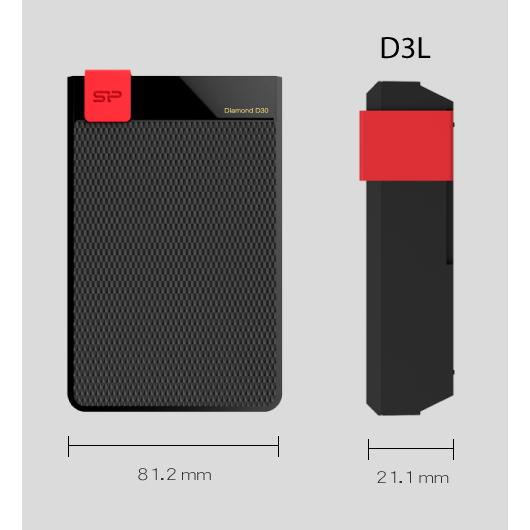 SILICON POWER Εξωτερικός HDD 4TB Diamond D30 D3L, USB 3.1, Black | eLabstore.gr SILICON POWER Εξωτερικός HDD 4TB Diamond D30 D3L, USB 3.1, Black | PC & Αναβάθμιση | elabstore.gr