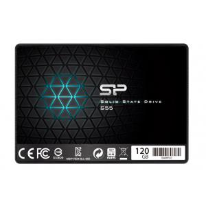 SILICON POWER SSD S55 120GB, 2.5", SATA III, 550-420MB/s, 7mm, TLC | PC & Αναβάθμιση | elabstore.gr