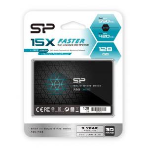 SILICON POWER SSD A55 128GB, 2.5", SATA III, 550-420MB/s 7mm, TLC | PC & Αναβάθμιση | elabstore.gr
