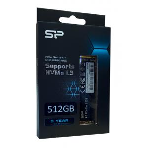 SILICON POWER SSD PCIe Gen3x4 P34A60 M.2 2280, 512GB, 2.200-1.600MB/s | eLabstore.gr SILICON POWER SSD PCIe Gen3x4 P34A60 M.2 2280, 512GB, 2.200-1.600MB/s | PC & Αναβάθμιση | elabstore.gr