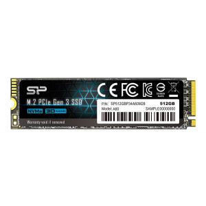 SILICON POWER SSD PCIe Gen3x4 P34A60 M.2 2280, 512GB, 2.200-1.600MB/s | PC & Αναβάθμιση | elabstore.gr