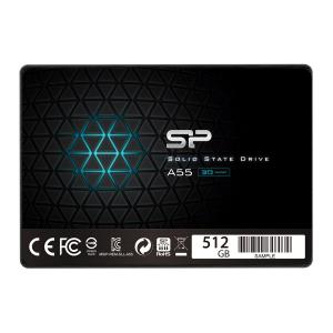 SILICON POWER SSD A55 512GB, 2.5", SATA III, 560-530MB/s 7mm, TLC | PC & Αναβάθμιση | elabstore.gr