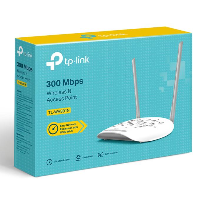 TP-LINK Wireless N Access Point TL-WA801N, 300Mbps, 2x 5dBi, Ver. 6.0 | eLabstore.gr TP-LINK Wireless N Access Point TL-WA801N, 300Mbps, 2x 5dBi, Ver. 6.0 | Δικτυακά | elabstore.gr