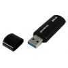 GOODRAM USB Flash Drive UMΜ3 0640K0R11, 64GB, USB 3.0, μαύρο | Συνοδευτικά PC | elabstore.gr