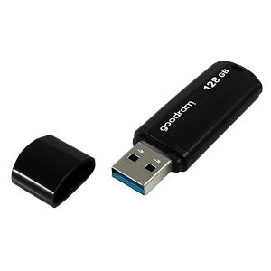GOODRAM USB Flash Drive UMΜ3 1280K0R11, 128GB, USB 3.0, μαύρο | Συνοδευτικά PC | elabstore.gr