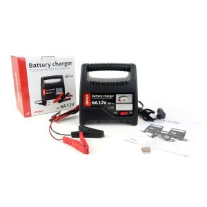 AMIO φορτιστής μπαταριών 12V/6A 02085, με αναλογική ένδειξη και ασφάλεια | Gadgets | elabstore.gr
