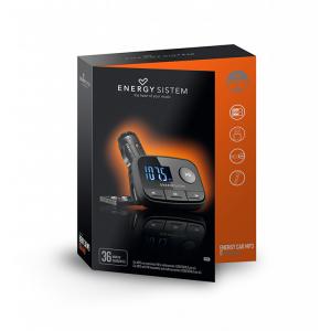 ENERGY SISTEM Car Trasmitter F2 Black knight, SD/USB/Line in, μαύρo | Εικόνα & Ήχος | elabstore.gr