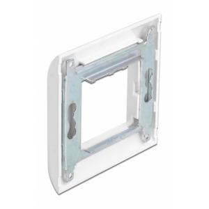 DELOCK module βάση πρίζας με frame Easy 45 81300, 80x80mm, λευκό | Τροφοδοσία Ρεύματος | elabstore.gr