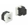 DELOCK module πρίζας ρεύματος Easy 45 81321, 45°, 45x45mm, 10τμχ | Τροφοδοσία Ρεύματος | elabstore.gr
