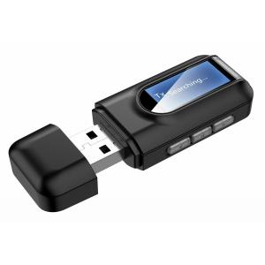 Wireless receiver & transmitter με οθόνη BT-005, bluetooth 5.0 EDR | Δικτυακά | elabstore.gr