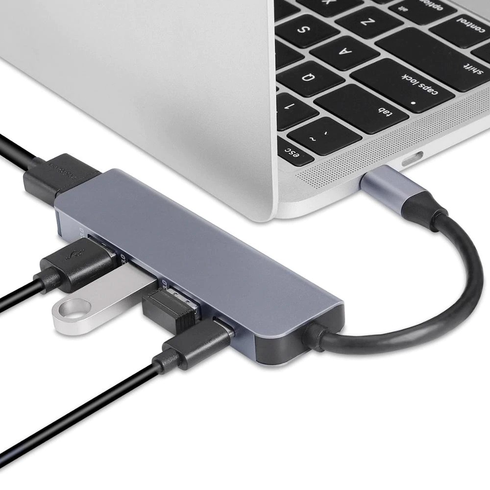 USB Type-C HUB CAB-UC045, 3x USB 3.0, USB-C PD, HDMI 4K | eLabstore.gr USB Type-C HUB CAB-UC045, 3x USB 3.0, USB-C PD, HDMI 4K | Συνοδευτικά PC | elabstore.gr