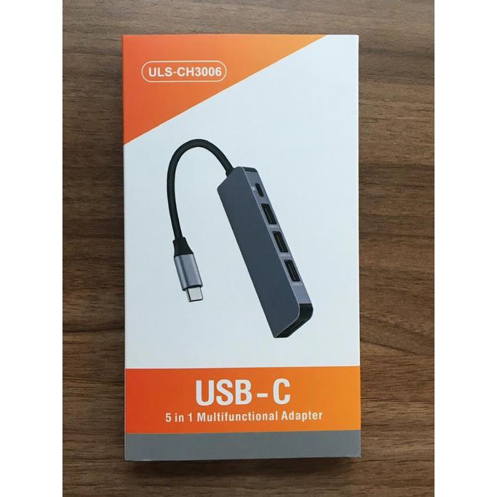 USB Type-C HUB CAB-UC045, 3x USB 3.0, USB-C PD, HDMI 4K | eLabstore.gr USB Type-C HUB CAB-UC045, 3x USB 3.0, USB-C PD, HDMI 4K | Συνοδευτικά PC | elabstore.gr
