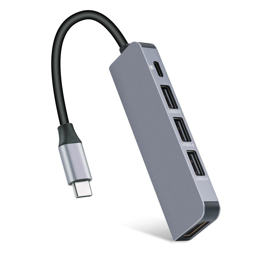 USB Type-C HUB CAB-UC045, 3x USB 3.0, USB-C PD, HDMI 4K | eLabstore.gr USB Type-C HUB CAB-UC045, 3x USB 3.0, USB-C PD, HDMI 4K | Συνοδευτικά PC | elabstore.gr
