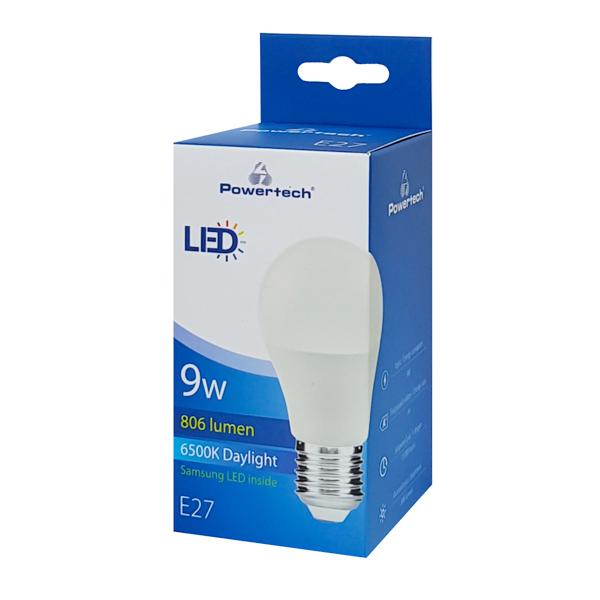 POWERTECH LED Λάμπα Globe E27-004 9W, 6500K, E27, Samsung LED, IC | eLabstore.gr POWERTECH LED Λάμπα Globe E27-004 9W, 6500K, E27, Samsung LED, IC | Φωτισμός | elabstore.gr