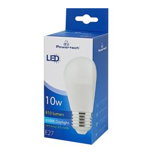POWERTECH LED Λάμπα Mini Globe E27-009 10W, 6500K, E27, Samsung LED, IC | Φωτισμός | elabstore.gr