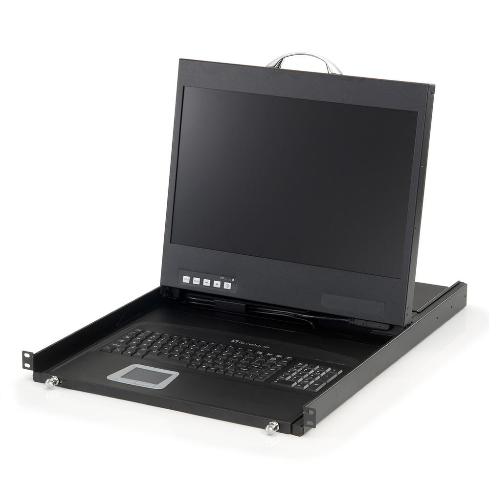 LEVELONE LCD KVM Rack Console KVM-8901UK, 19" Widescreen | eLabstore.gr LEVELONE LCD KVM Rack Console KVM-8901UK, 19" Widescreen | Εξοπλισμός IT | elabstore.gr