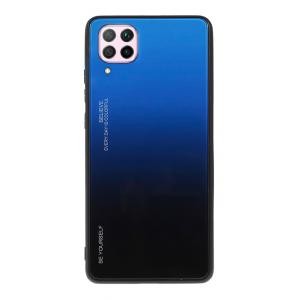 POWERTECH Θήκη Aurora Glass MOB-1499 για Huawei P40 Lite, μαύρη-μπλε | Αξεσουάρ κινητών | elabstore.gr