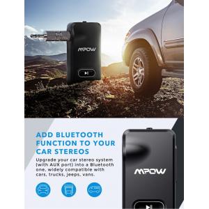 MPOW bluetooth receiver BH129B, ασύρματο, με μικρόφωνο, μαύρο | eLabstore.gr MPOW bluetooth receiver BH129B, ασύρματο, με μικρόφωνο, μαύρο | Εικόνα & Ήχος | elabstore.gr