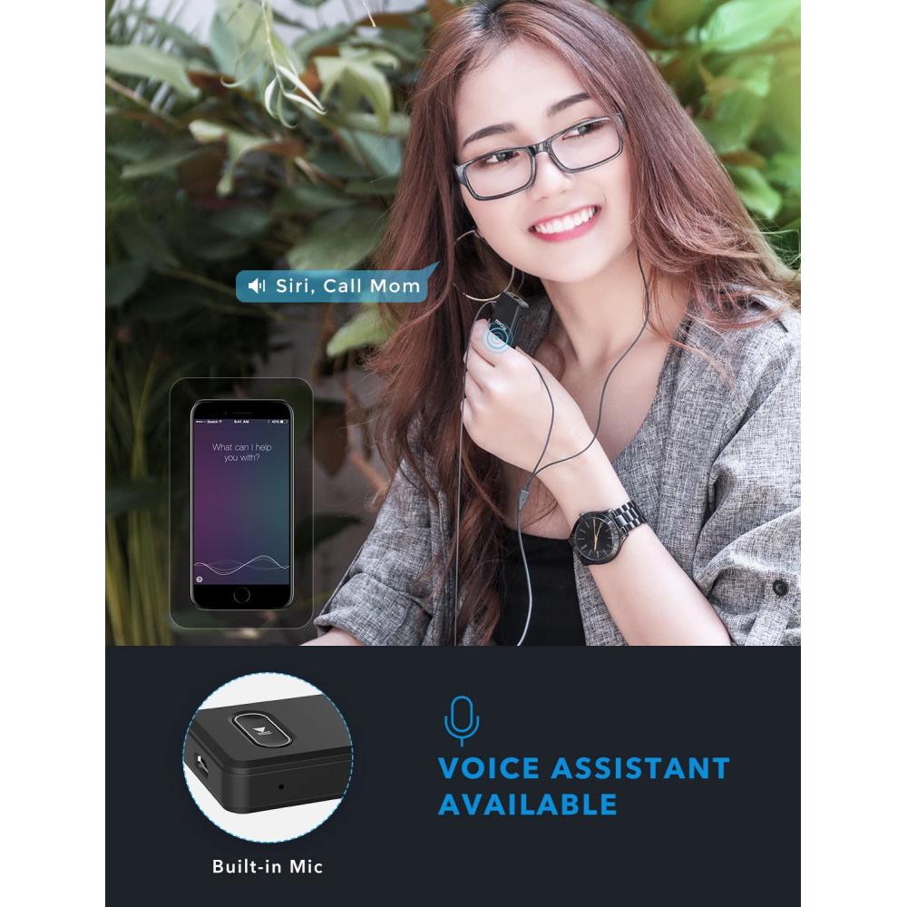MPOW bluetooth receiver BH129B, ασύρματο, με μικρόφωνο, μαύρο | eLabstore.gr MPOW bluetooth receiver BH129B, ασύρματο, με μικρόφωνο, μαύρο - Image 6