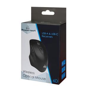 POWERTECH ασύρματο ποντίκι PT-853, 1000DPI, Nano USB-A & USB-C, μαύρο | eLabstore.gr POWERTECH ασύρματο ποντίκι PT-853, 1000DPI, Nano USB-A & USB-C, μαύρο | Συνοδευτικά PC | elabstore.gr