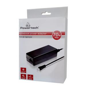 POWERTECH Φορτιστής laptop PT-854, Universal, 70W, χωρίς βύσματα, 1.5m | Αξεσουάρ για Laptop | elabstore.gr