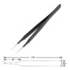 SPROTEK ESD αντιστατική τσιμπίδα ST-T510, 110mm, ίσια, λεπτή | Εργαλεία | elabstore.gr