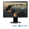 Used Monitor B193W TFT/ACER/19"/1440x900/Wide/Black/w/Speakers/D-SUB & DVI-D | Refurbished | elabstore.gr