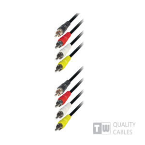 1.5M Nickel Rca Plug To 4RCA Plug | Ήχου & Εικόνας | elabstore.gr