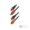 3M M/F 2RCA Plug To 2RCA Jack Nickel | Ήχου & Εικόνας | elabstore.gr