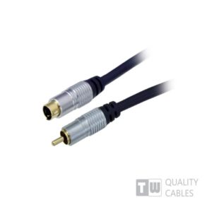 Gold 3M Hq  Premium S-Video Plug To Rca M blister pack | Ήχου & Εικόνας | elabstore.gr