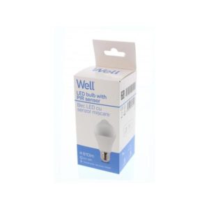Λάμπα LED 10W E27 4000K με αισθητήρα κίνησης Well LEDLNPIR-A6010E27-WL | eLabstore.gr Λάμπα LED 10W E27 4000K με αισθητήρα κίνησης Well LEDLNPIR-A6010E27-WL | Φωτισμός | elabstore.gr