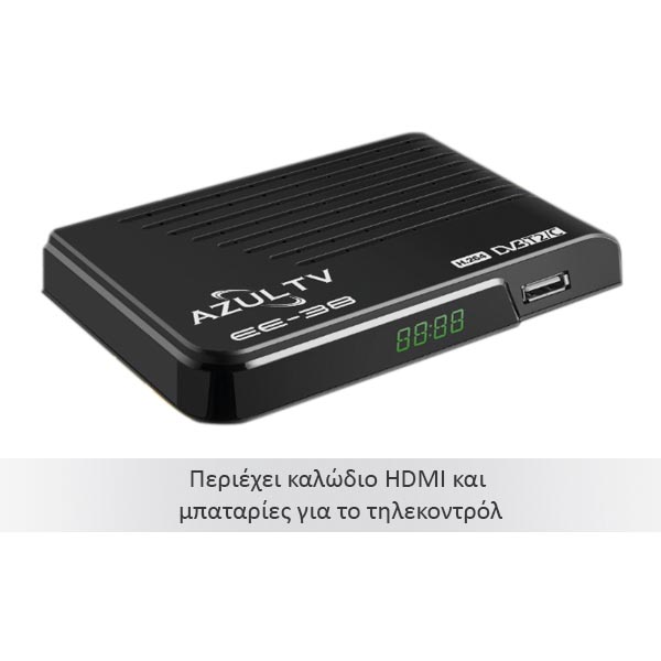 DVB-T/T2 MPEG-2/MPEG-4/H.264SD/HD,MP/HP L4.1 EE-38 Azul | eLabstore.gr DVB-T/T2 MPEG-2/MPEG-4/H.264SD/HD,MP/HP L4.1 EE-38 Azul | Αξεσουάρ &Περιφερειακά TV | elabstore.gr